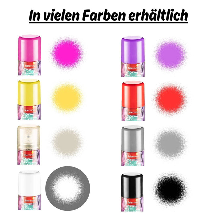 Feiermeier "Glitter Haarspray" 125 ml | Gold - Farbspray