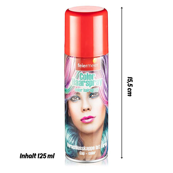 Feiermeier "Color Haarspray" 125 ml | Rot - Farbspray