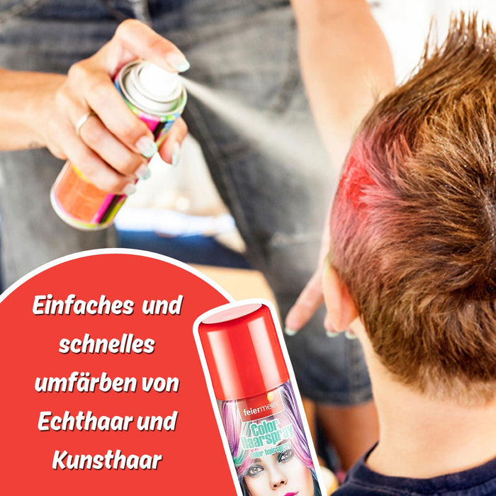 Feiermeier "Color Haarspray" 125 ml | Rot - Farbspray