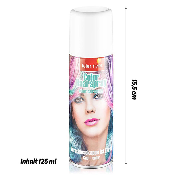 Feiermeier "Color Haarspray" 125 ml | Weiß - Farbspray