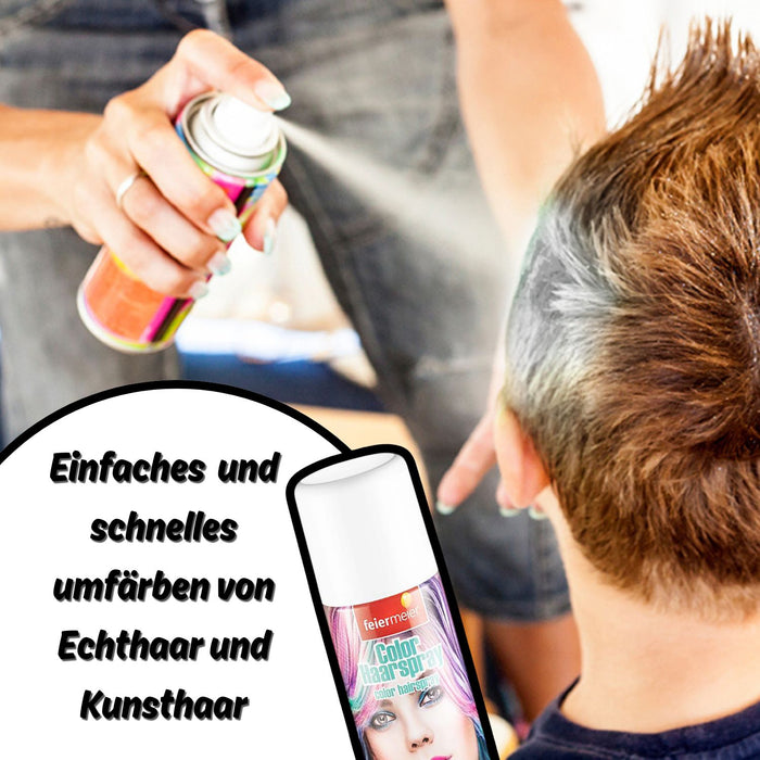 Feiermeier "Color Haarspray" 125 ml | Weiß - Farbspray