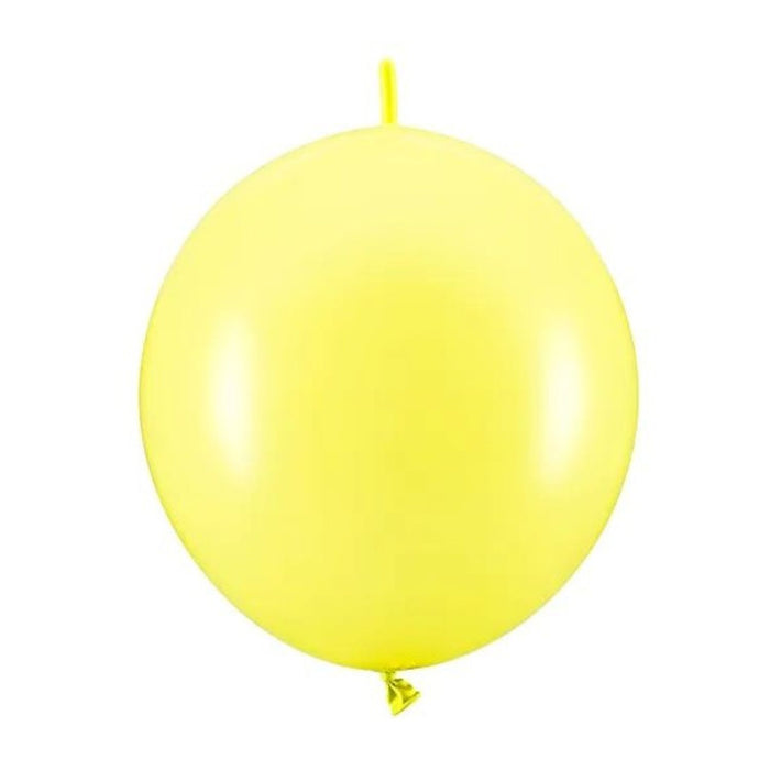 Latexballon 28 cm Verbindungsballon Pastell Lemon Zest | 20 Stück