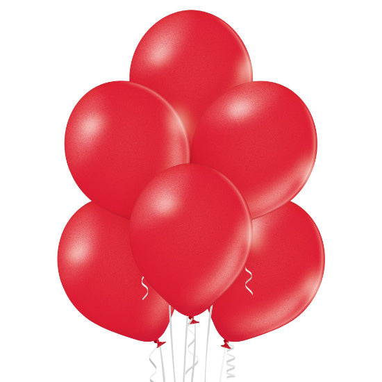 25 Stk. Luftballon Uni Metallic Ø 30cm |  Rot #080