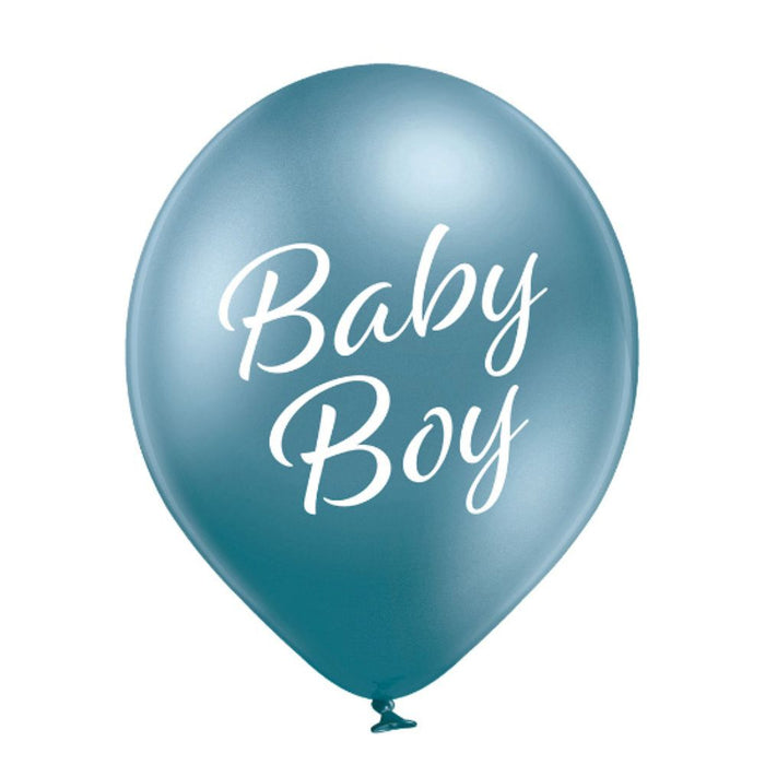 Luftballon Ø30cm Baby Boy | 6 Stk.