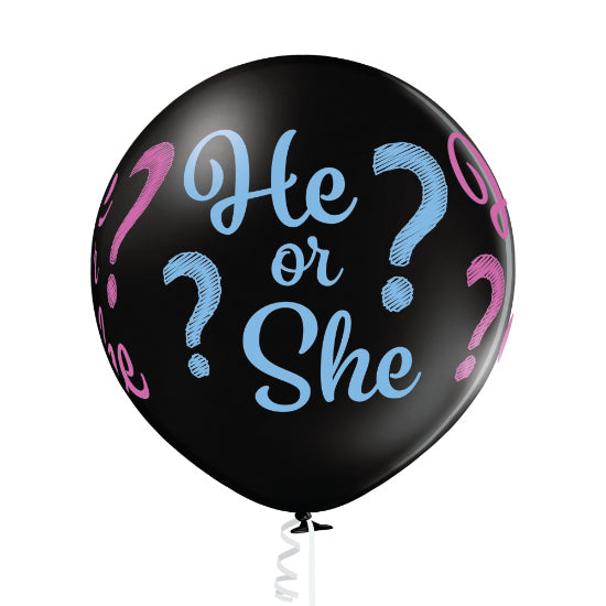 B250 Luftballon Boy or Girl Gender Reveal