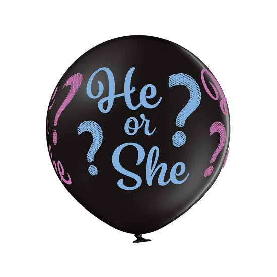 B250 Luftballon Boy or Girl Gender Reveal