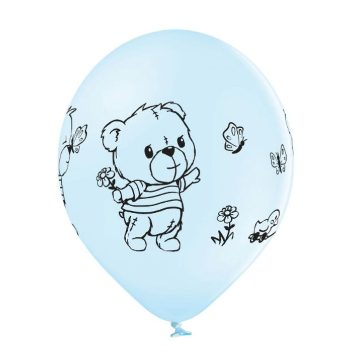 Luftballon Ø30cm Baby Boy | 6 Stk.