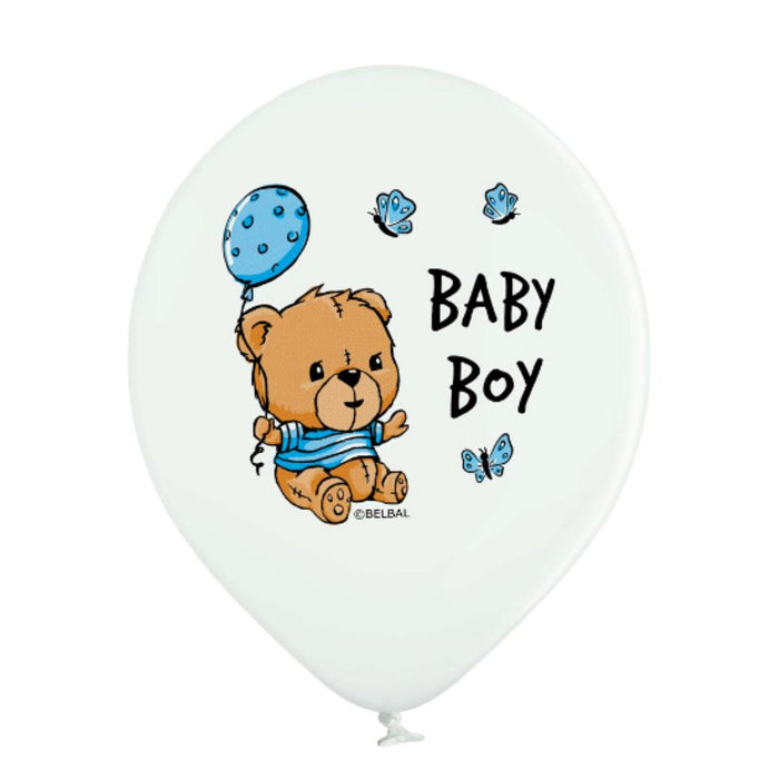 Luftballon Ø30cm Baby Boy | 6 Stk.