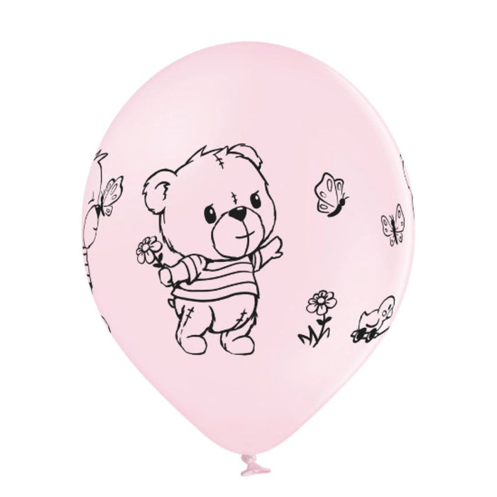 Luftballon Ø30cm Baby Girl | 6 Stk.