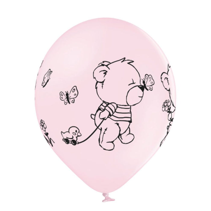 Luftballon Ø30cm Baby Girl | 6 Stk.