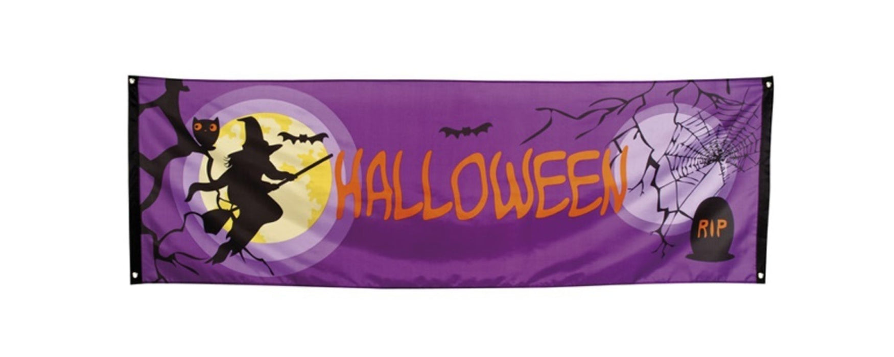 Halloween Banner 220 x 74 cm - Hexen und Vampir Party Dekoration