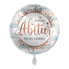 ABC18 Folienballon Ø 43cm "Zum bestandenen Abitur"