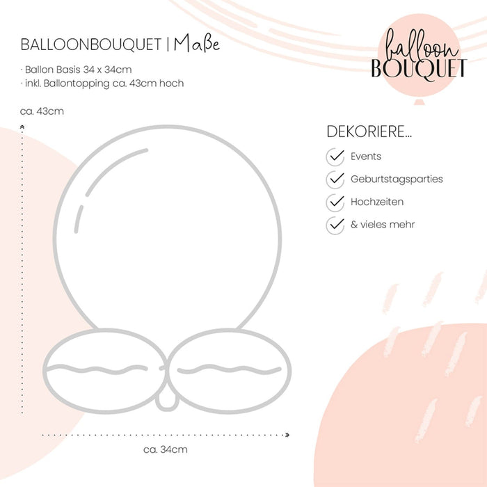 Folienballon Bouquet "Sweet Birthday"