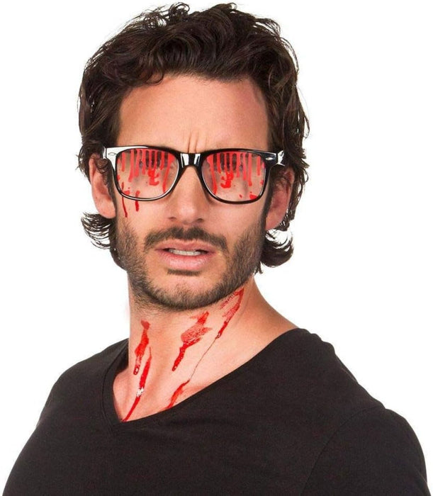 Brille Blutverschmiert