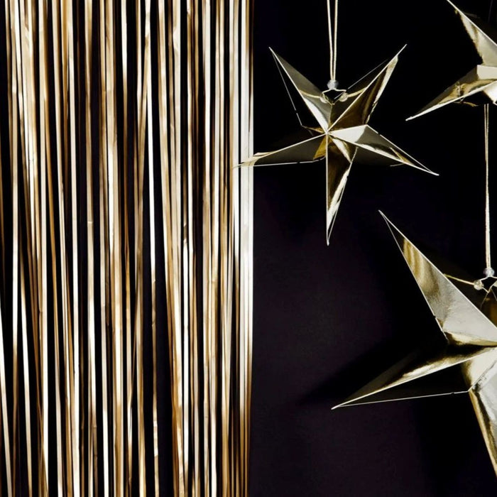 Türvorhang Lametta 90x250cm | Gold