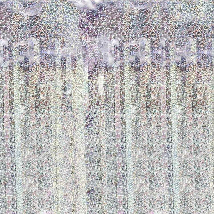 Türvorhang Lametta 100x200cm | Holografisch