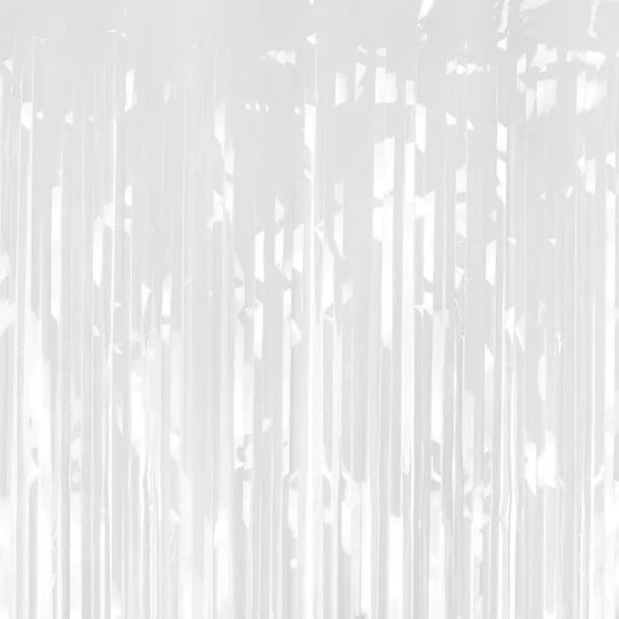 Türvorhang Lametta 100x200cm | Weiß