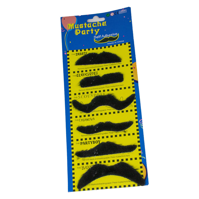 Cowboy Kostümset 9-teilg - 414044 | Schwarz - Cowboyhut, Halstuch und Bärte