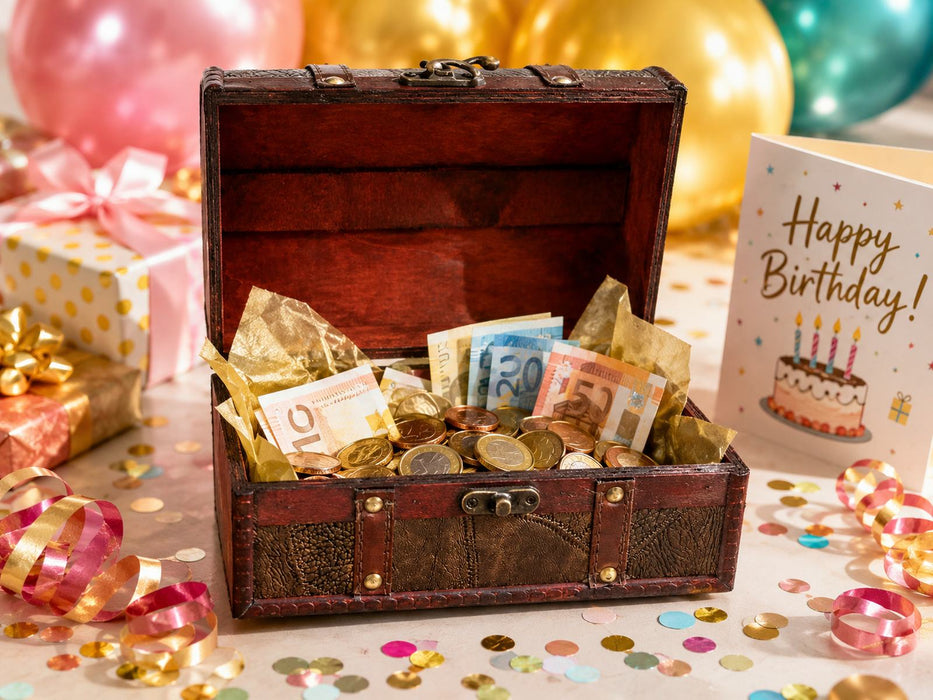 Schatzkiste Holz Piratentruhe Geschenkbox Aufbewahrungsbox | 24x16x12 cm