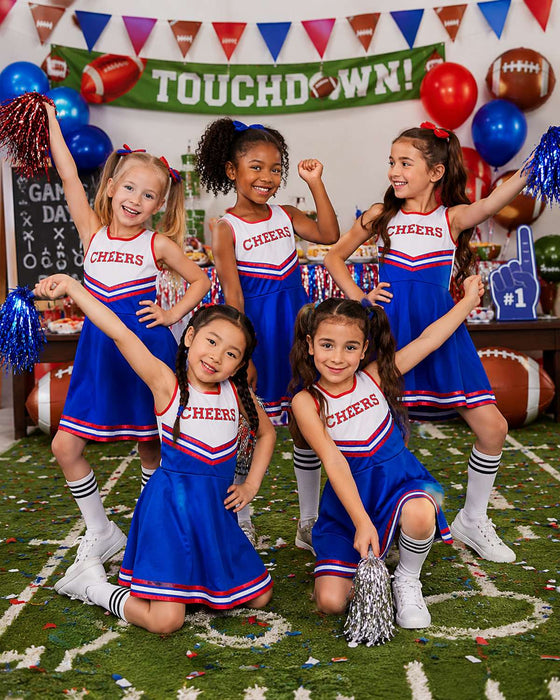 USA Cheerleader Kostüm für Mädchen | Kleid