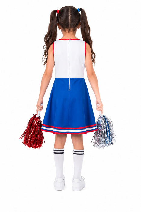 USA Cheerleader Kostüm für Mädchen | Kleid
