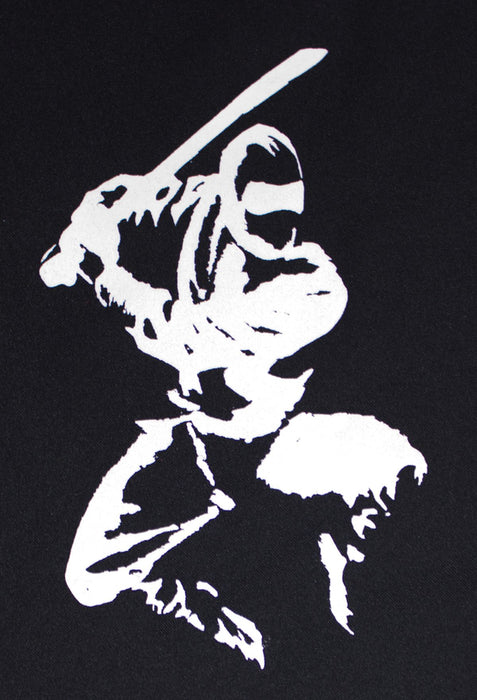 Ninja Kostüm Kinder 4-tlg.  Samurai Verkleidung Schwarz