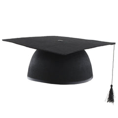 Doktorhut Schwarz für Abifeier Uni-Abschlussparty