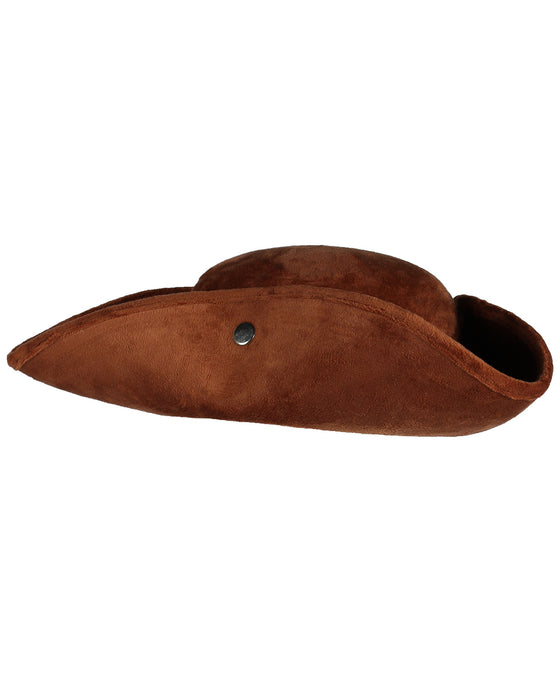 Piraten Hut Dreispitz "Top Colour" 60 cm | Braun