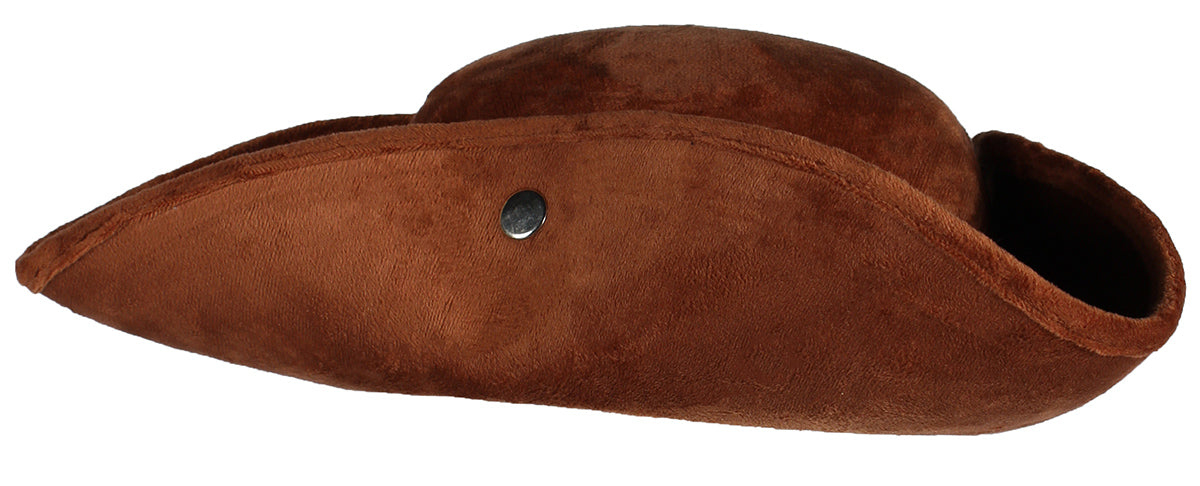 Piraten Hut Dreispitz "Top Colour" 60 cm | Braun