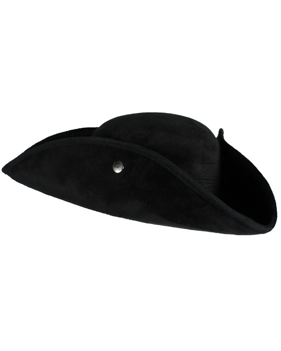 Piraten Hut Dreispitz "Top Colour" 60 cm | Schwarz