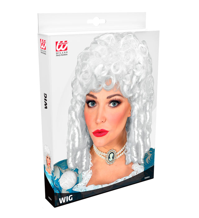 Barock Perücke "Mylady" für Damen | Weiß