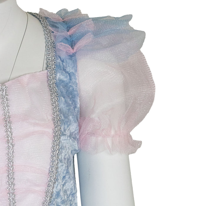 Einhorn Kostüm "Dreamy" für Mädchen - Hellblau Rosa | Märchen Kinderkostüm