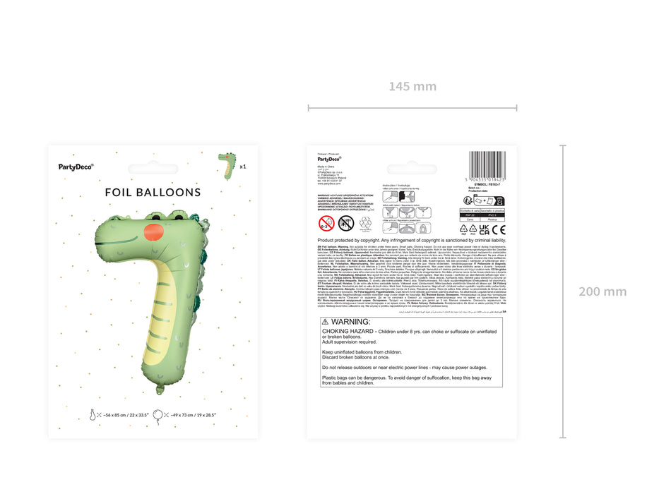 Riesenzahl #7 Krokodil