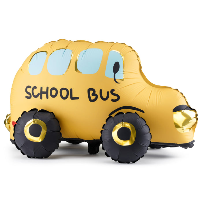 Shape Folienballon STEHEND "Schulbus" (LUFT) | 66 x 36 cm