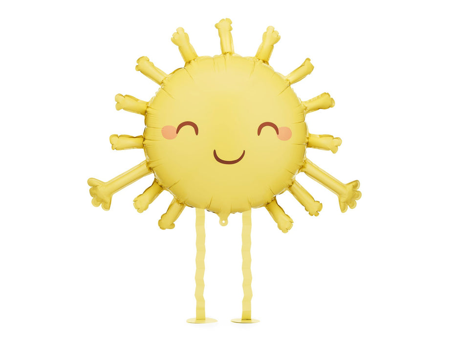 Airwalker Folienballon "Sonne" | 91 x 77 cm