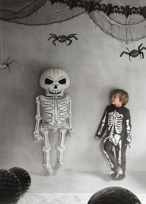 Shape Folienballon "Skelett" | 46 x 129 cm