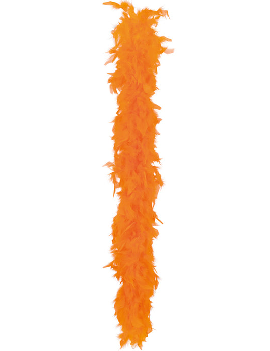 Federboa Unifarben 180 cm - 50g | Orange