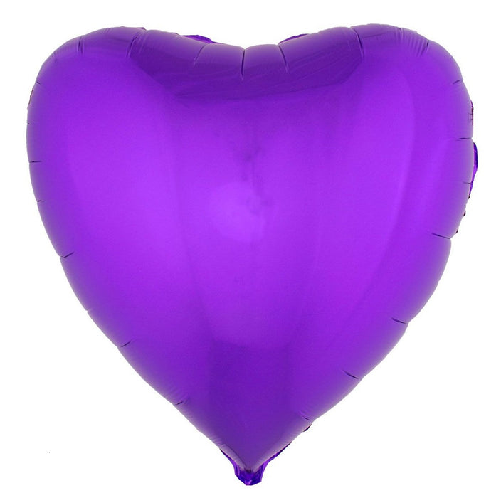 XL Folien Herz Luftballon 80,5 x 75 cm | Party Dekoration Geburtstag Hochzeit