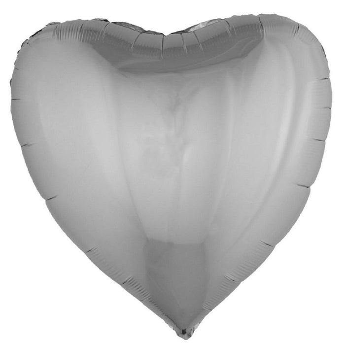 XL Folien Herz Luftballon 80,5 x 75 cm | Party Dekoration Geburtstag Hochzeit