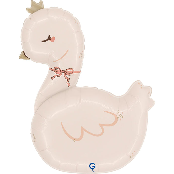 30" Folienballon Shape Boho Schwan | 76 cm