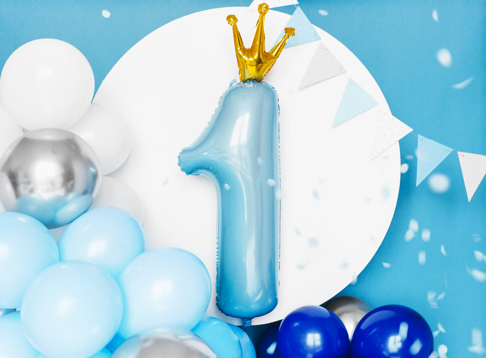 Latexballon Ballongirlande blau, 200cm