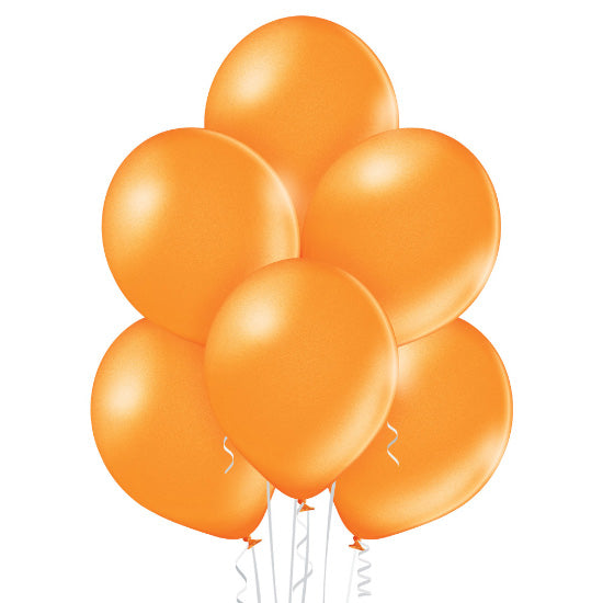 100 Stk. Luftballon Uni Metallic Ø 12cm | Orange