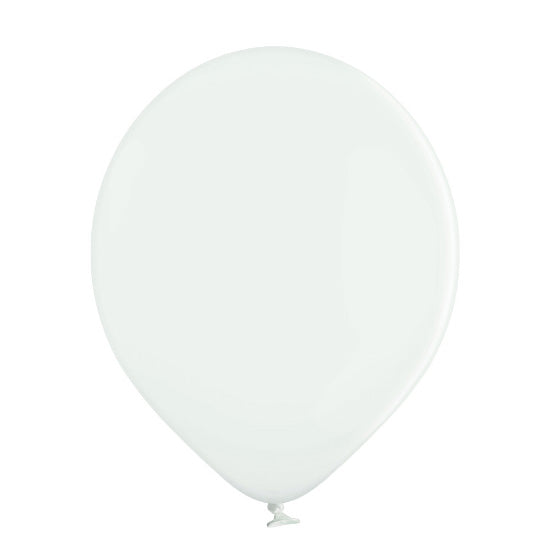 100 Stk. Luftballon Unifarben Ø 30cm | Weiß #002 Pastell