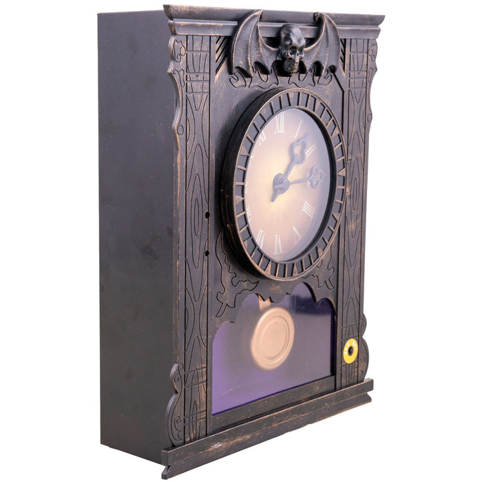 Halloween Deko Gruselige Uhr "Your time is up" - Animatronic | 25 cm