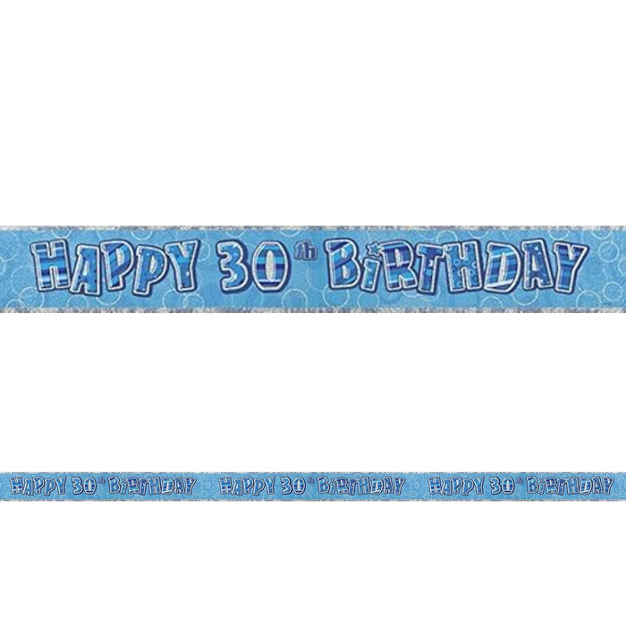 Banner Folie Glitz #30 Blau 274cm