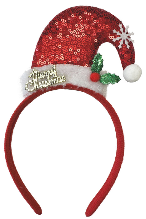 Nikolausmütze - Haarreif Weihnachtself 414027 | Rot Grün