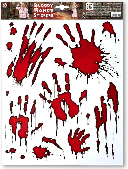 Blutige Hände Halloween Dekorations Artikel - Wandtattoos