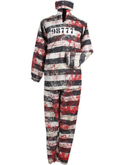 Halloween Kostüm "Bloody Prisoner" für Herren | Blutiges Sträflingskostüm Vampir Geist