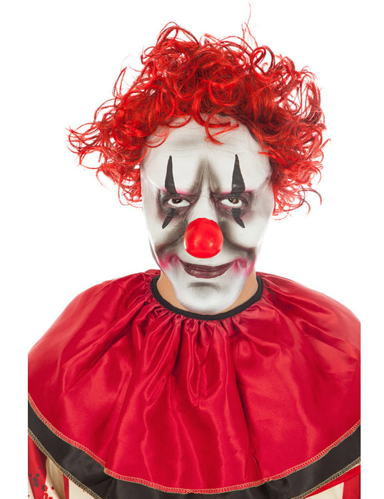 Halloween Horror Maske "Gruselclown mit roten Haaren" | Latexmaske