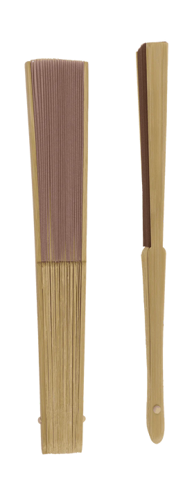 Handfächer aus Bambus 21 cm | 4-farbig sortiert